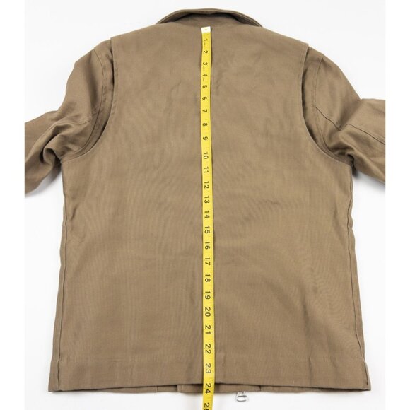 Wings + Horns Moto Jacket Men's Small Corduroy Brown Riders Asymmetrical Zip - Picture 10 of 14